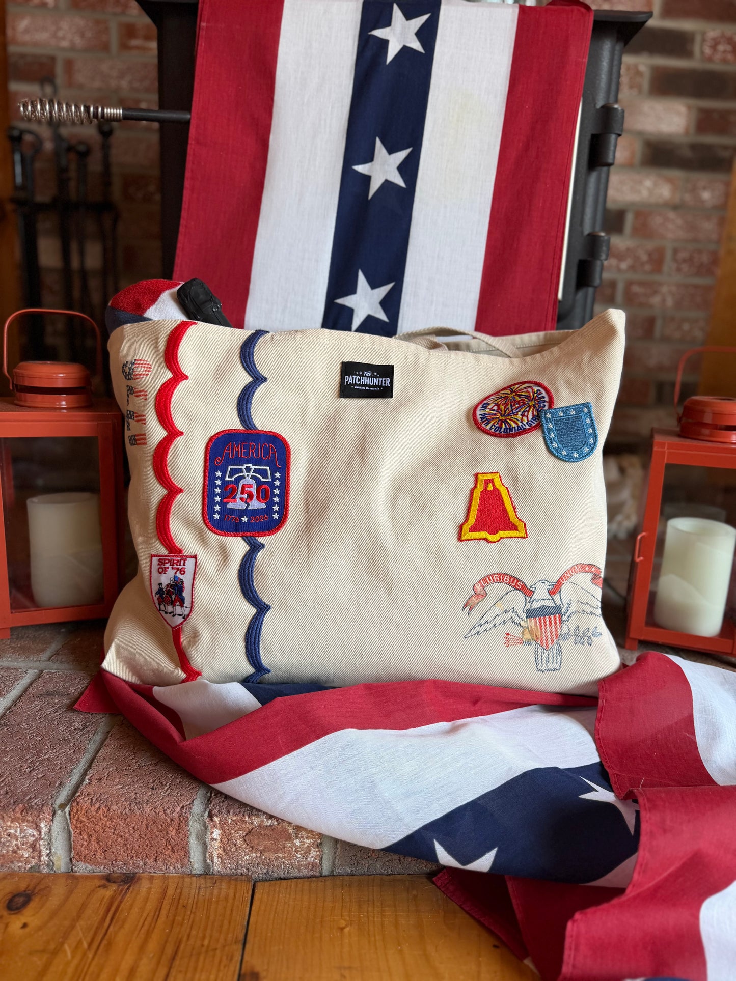 Betsy Ross - Vintage Pennant Tote