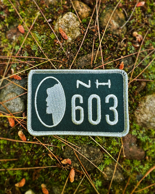 603 Vintage License Plate Patch