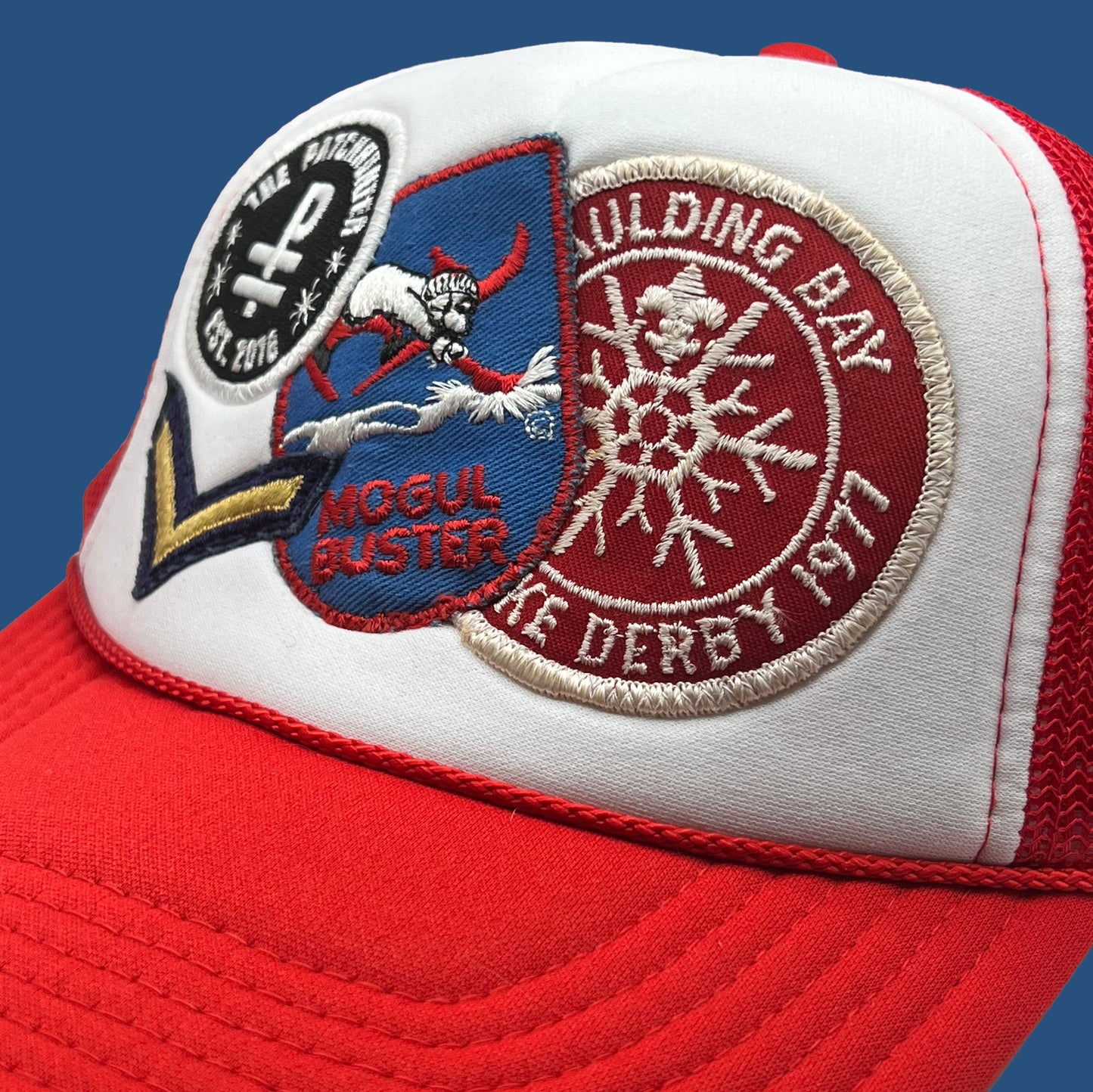 Mogul Buster Patched Trucker Hat