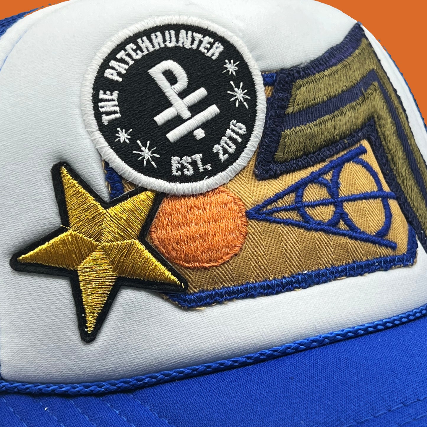 Star Man Patched Trucker Hat