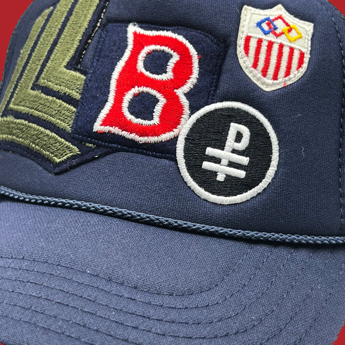 Go Sox Patched Trucker Hat