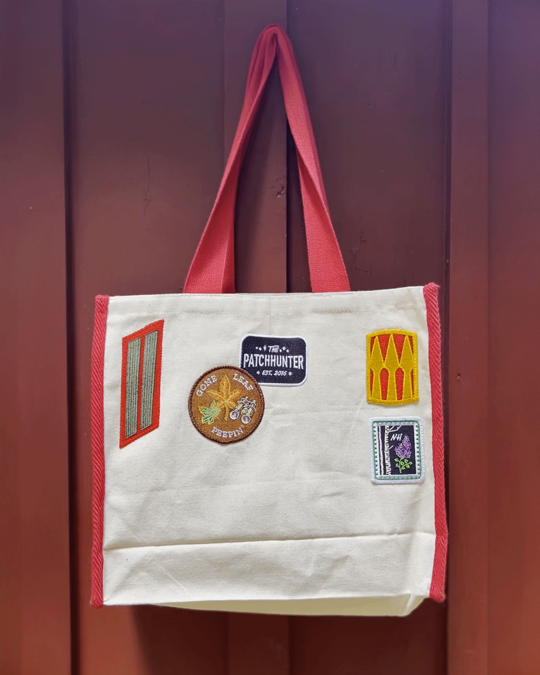 Mt Washington - Red Vintage Pennant Tote