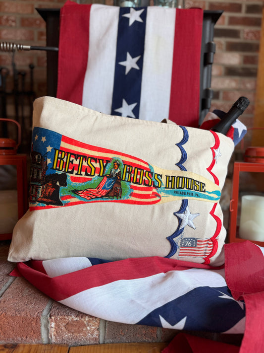 Betsy Ross - Vintage Pennant Tote