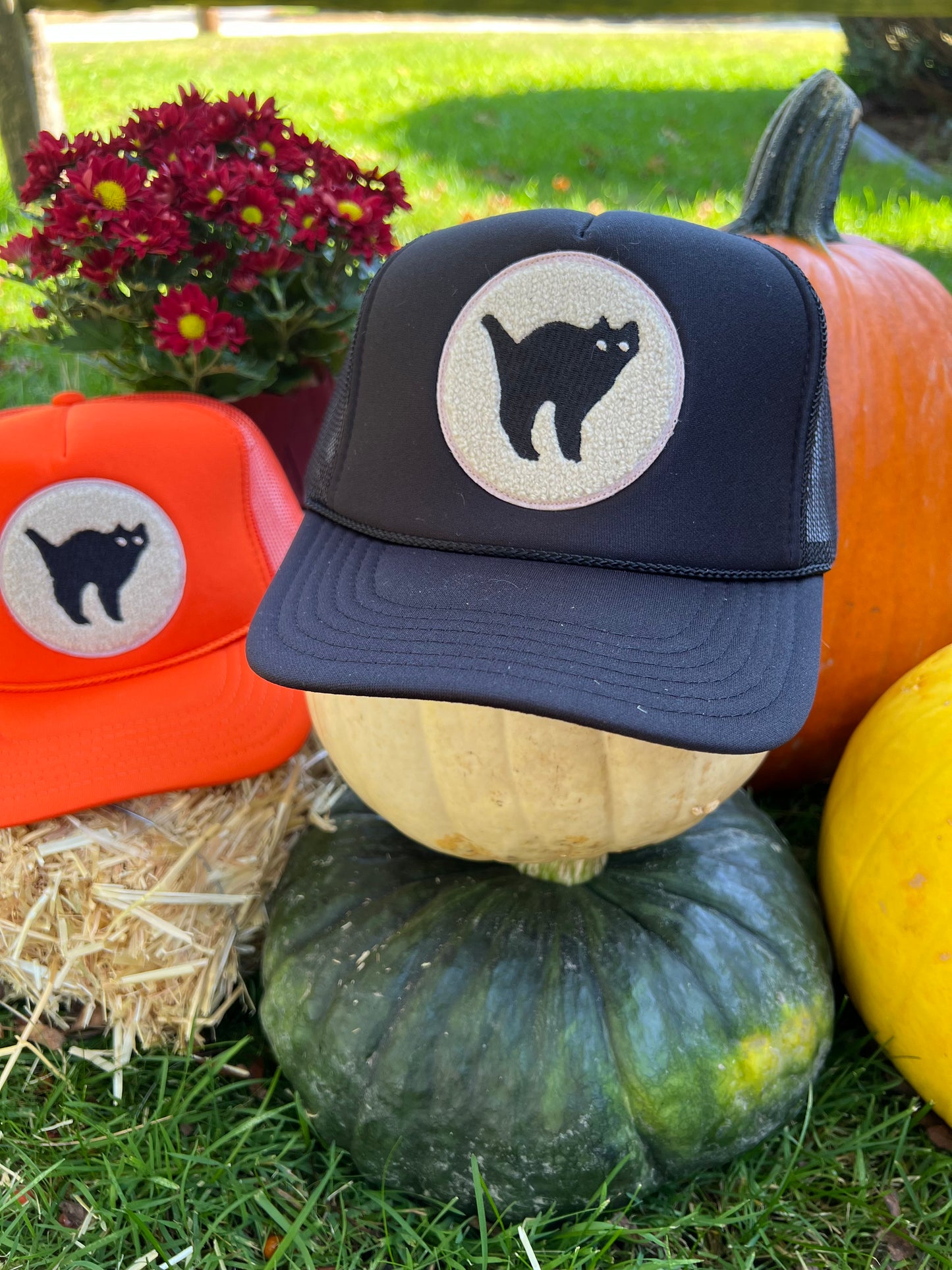 Black Cat Trucker Hat