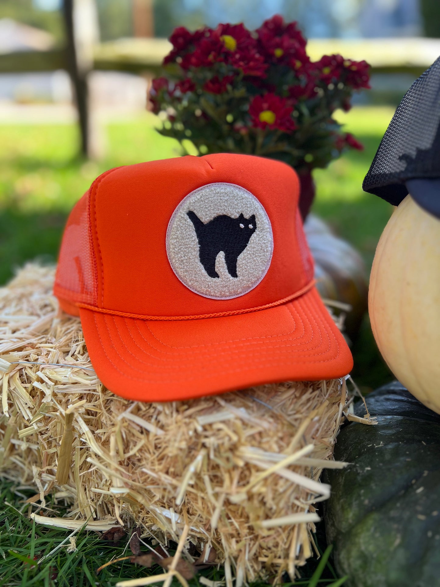 Black Cat Trucker Hat