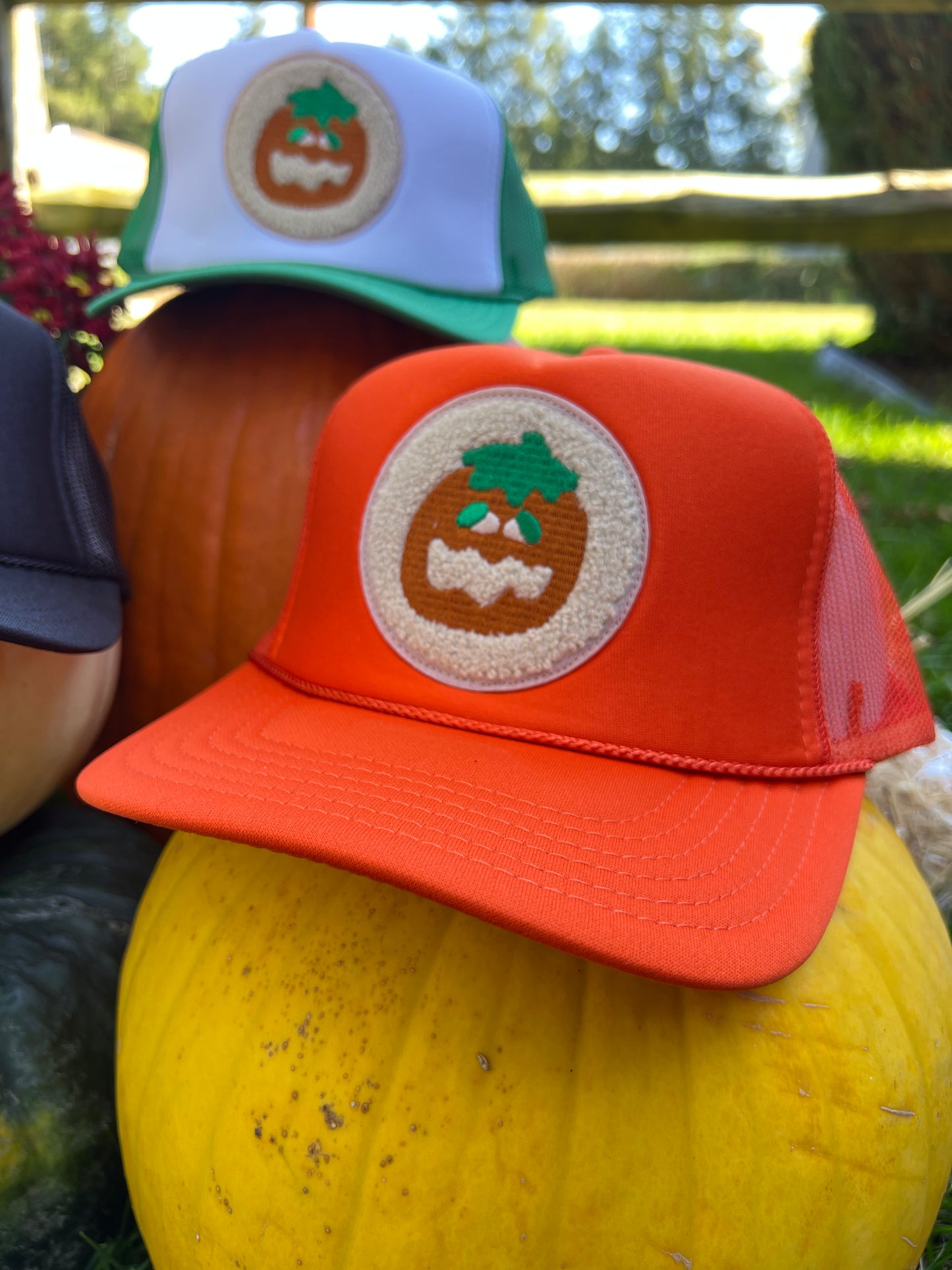 Pumpkin Trucker Hat