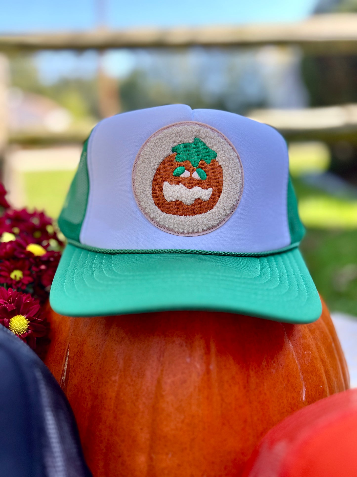 Pumpkin Trucker Hat
