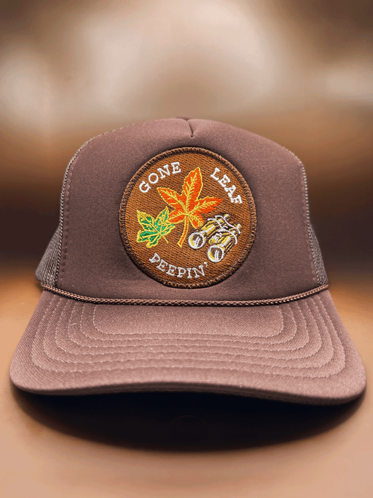 Gone Leaf Peepin' Trucker Hat