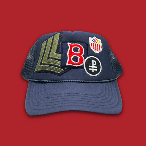 Go Sox Patched Trucker Hat