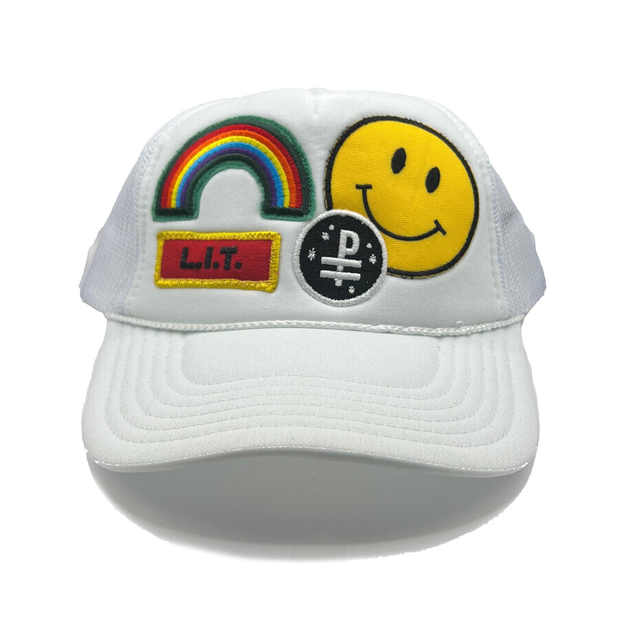 Rainbow Patched Trucker Hat