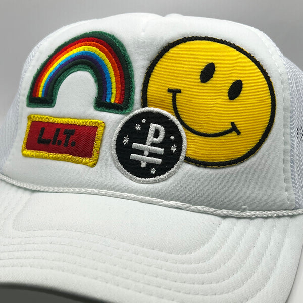 Rainbow Patched Trucker Hat